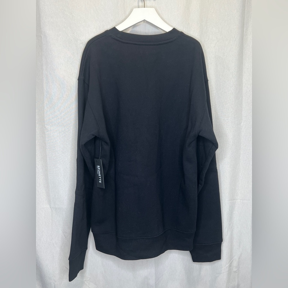 Brunette The Label Black (Silver) Crewneck (PTP 22) - Picture 2 of 2